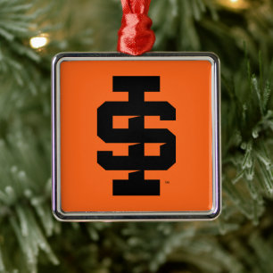 Idaho State University Bold Bengals Logo Metal Ornament