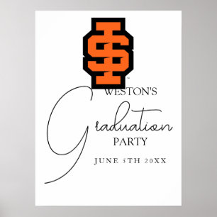 Idaho State University Bold Bengals Logo Poster