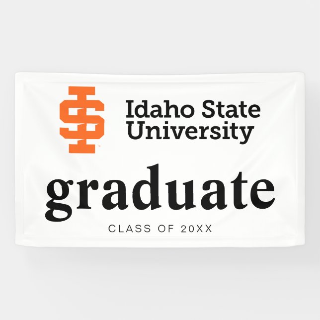 Idaho State University Official Logo Design Banner (Horizontal)