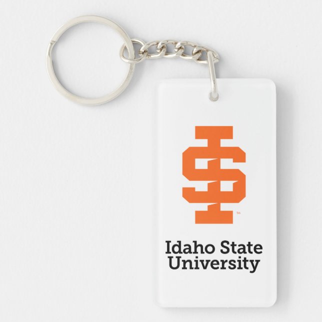 Idaho State University Official Logo Design Keychain (Front)