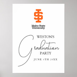 Idaho State University Official Logo Design Poster