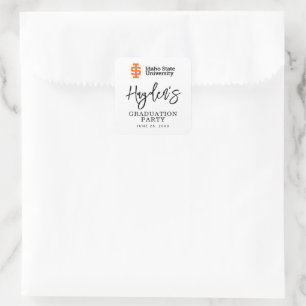 Idaho State University Official Logo Design Square Sticker