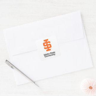 Idaho State University Official Logo Design Square Sticker