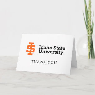 Idaho State University Official Logo Design Thank You Card