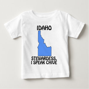 Idaho - Stewardess, I Speak Chive Baby T-Shirt
