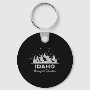 Idaho T Shirt Vintage Hiking Retro Tee Design  Keychain