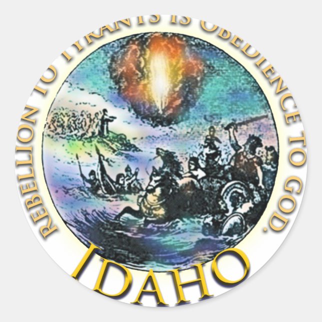 Idaho Tea Party Sticker Packs (Front)