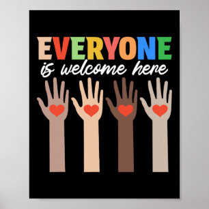Idaho Teacher Everyone Is Welcome Here Men Women 1 Poster