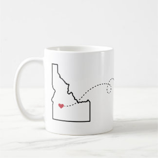 Idaho to Illinois - Heart2Heart Coffee Mug