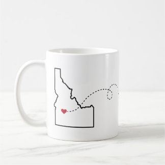 Idaho to Montana - Heart2Heart Coffee Mug