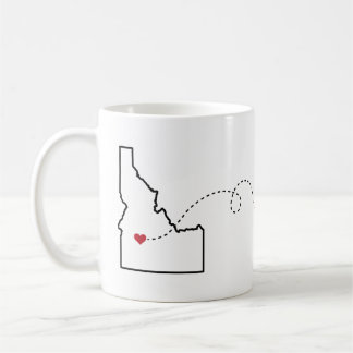 Idaho to Pennsylvania - Heart2Heart Coffee Mug