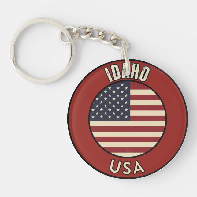 Idaho United States Keychain (Front)