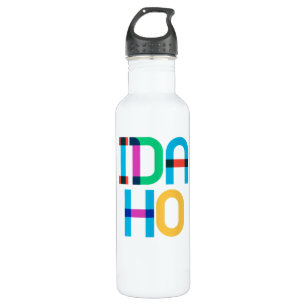 Idaho Vintage Retro Colourful 80s Pop Art Type 710 Ml Water Bottle