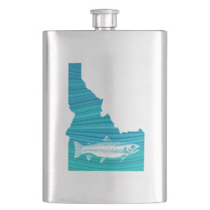 Idaho Wave Fishing Hip Flask