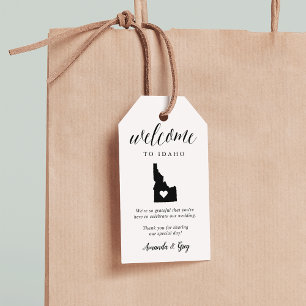Idaho Wedding Welcome Gift Tags