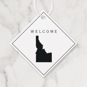 Idaho Welcome Bag Gift Tag for Wedding Weekend