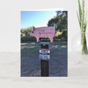 Idaho Wonder Pig, Funny Card