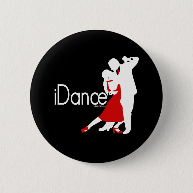 iDance 2 Inch Round Button (Front)