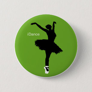 iDance (Green) 2 Inch Round Button
