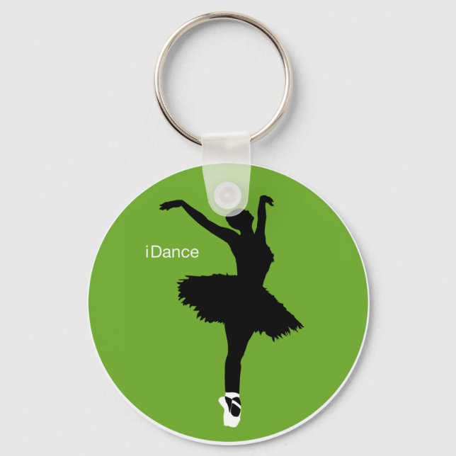 iDance (Green) Keychain (Front)