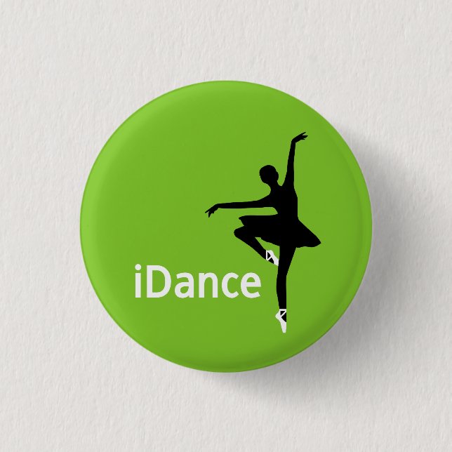 iDance (I Dance) Button (Front)