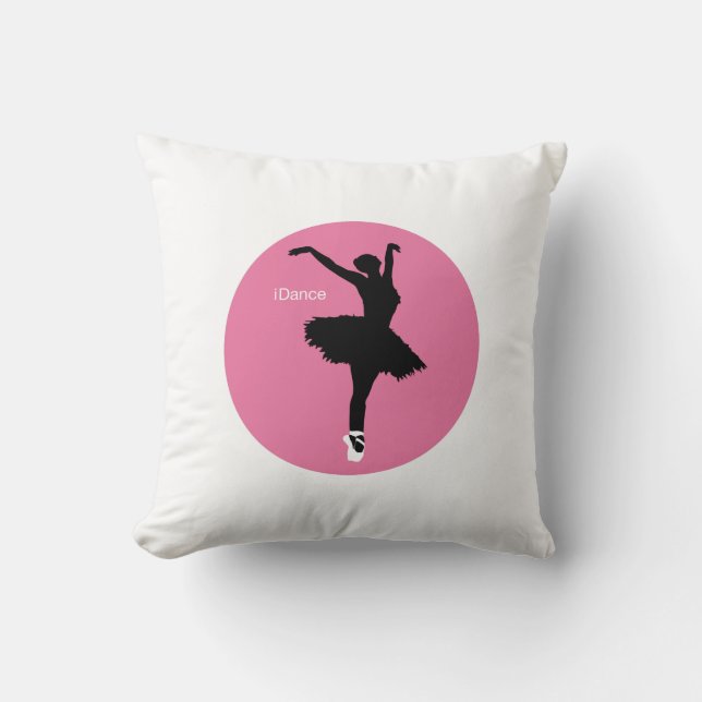 iDance Throw Pillow (Front)
