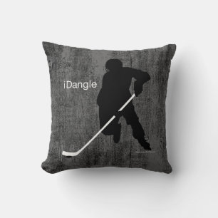 iDangle (Hockey) Throw Pillow