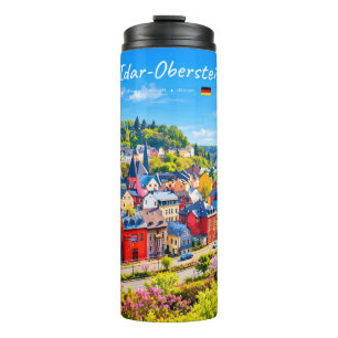 Idar-Oberstein, Germany - Colourful Town Thermal Tumbler
