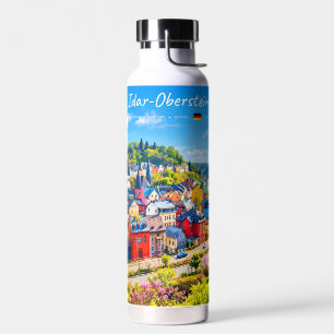 Idar-Oberstein, Germany - Colourful Town Water Bottle