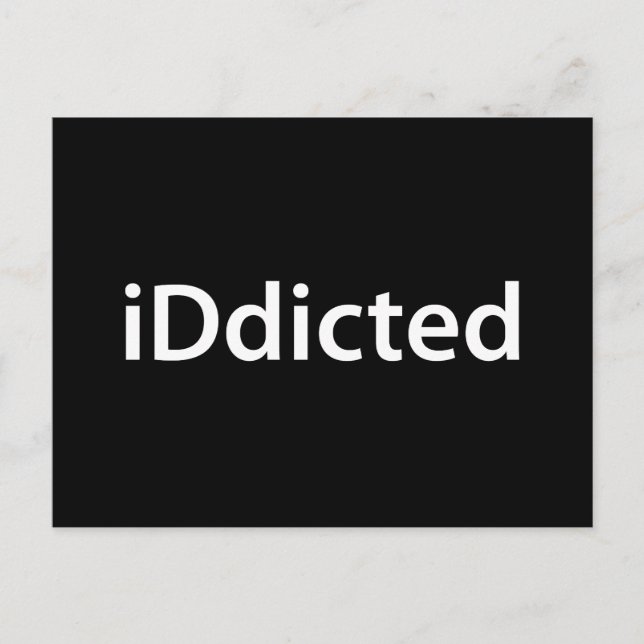 iDdicted Postcard (Front)
