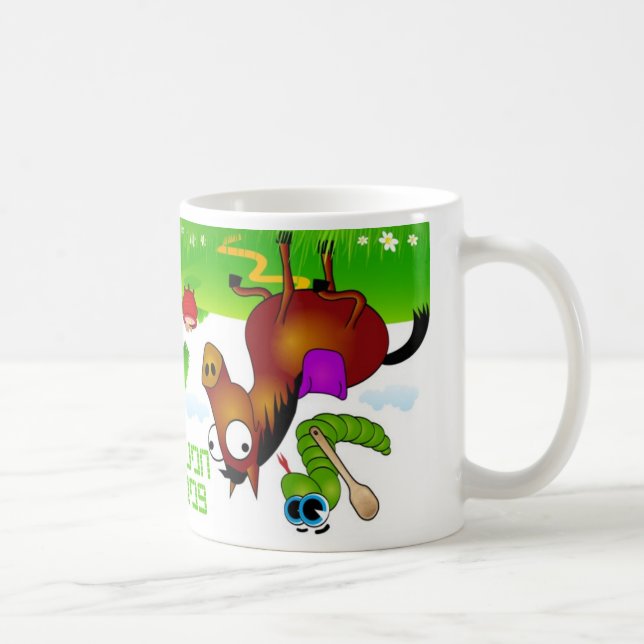 Ide Zmija - i Ju Naopako (Upside Down Snake) v2 Coffee Mug (Right)
