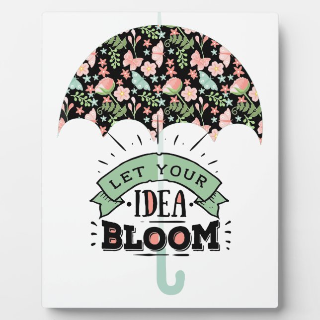 Idea Bloom Umbrella Plaque (Front)