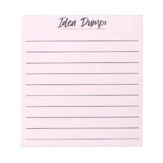 Idea Dump Notepad - Jot Down Ideas