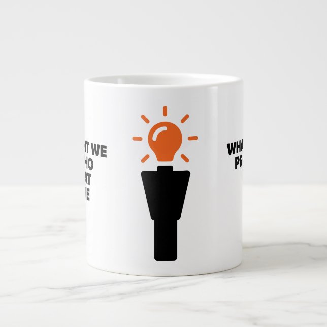 Idea Guy®| Déclaration de problème : Jumbo Mug (R) (Devant)