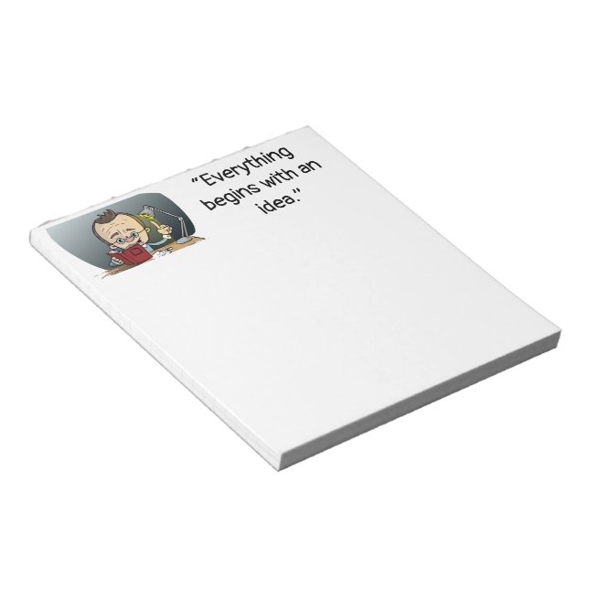 "Idea" Notepad (Angled)
