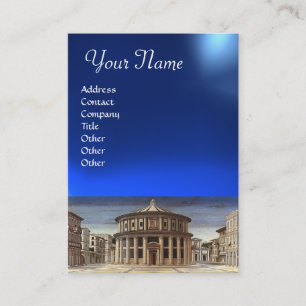 IDEAL CITY ,bright blue sapphire Business Card