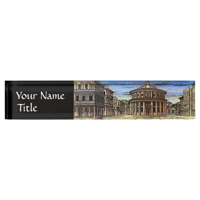 IDEAL CITY,Renaissance Architecture Nameplate (Front)