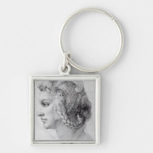 Ideal Head of a Woman, c.1525-28 Keychain