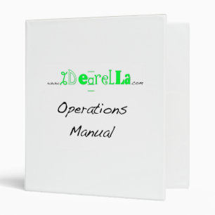 Idearella Operations Manual Binder