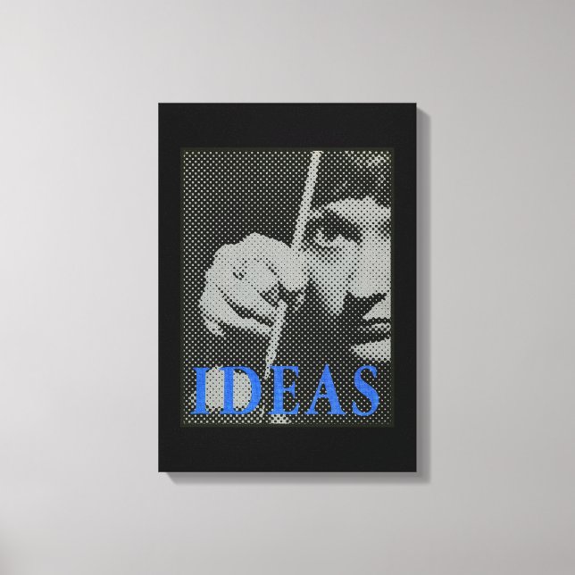 Ideas - 1981 promo graphic canvas print (Front)