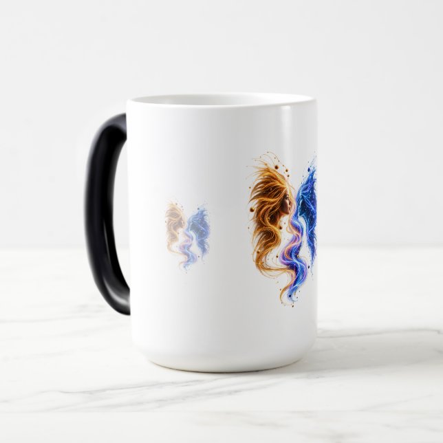 Ideas Become More Through AI Collaboration Magic Mug (Front Left)