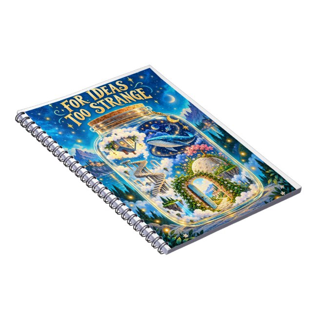 Ideas Too Strange to Explain Notebook (Right Side)