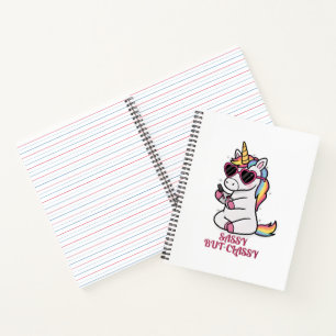 Ideas with Attitude - Glam & Sassy Unicorn Notebook