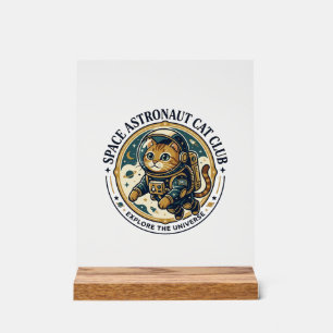 Idée cadeau papa chat astronaute spatial - Astrona