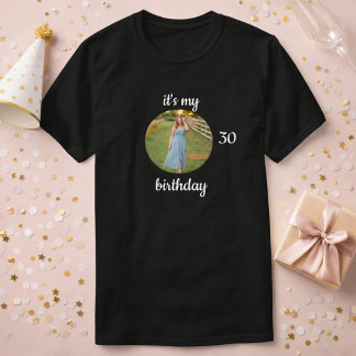 Idée cadeau personnalisée T-Shirt photo pour 30e a