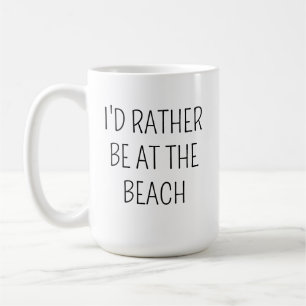 Idée cadeau tasse BEACH Plutôt être à la Plage Amu