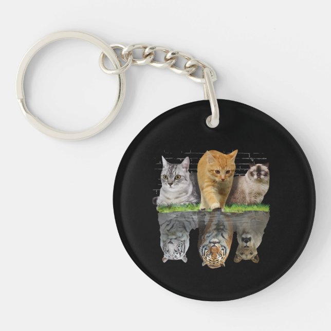 Idée de design de cadeau avec réflexion de chat am (Devant)