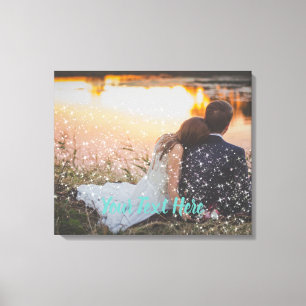 Idée de toile de mariage avec effet de lumière sci