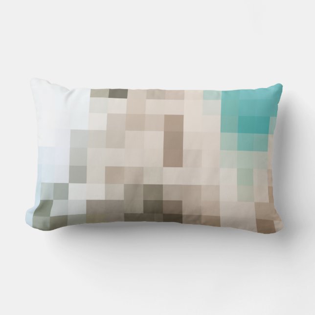Idée rendue - Coussin long Pixel Art (Recto)
