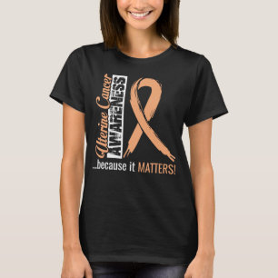 Idée utérine de cadeau de T-shirt de conscience de